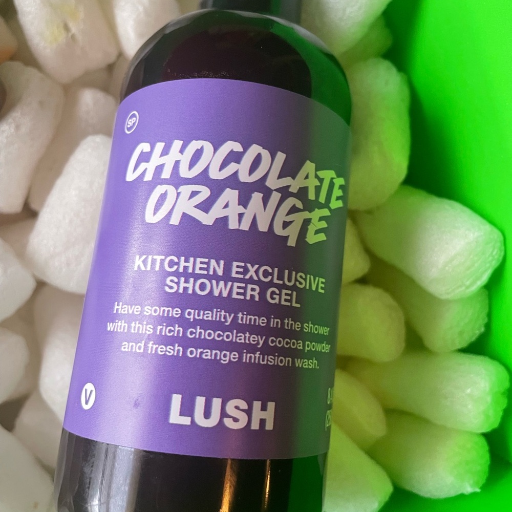 LUSH Chocolate Orange Shower Gel - Purple